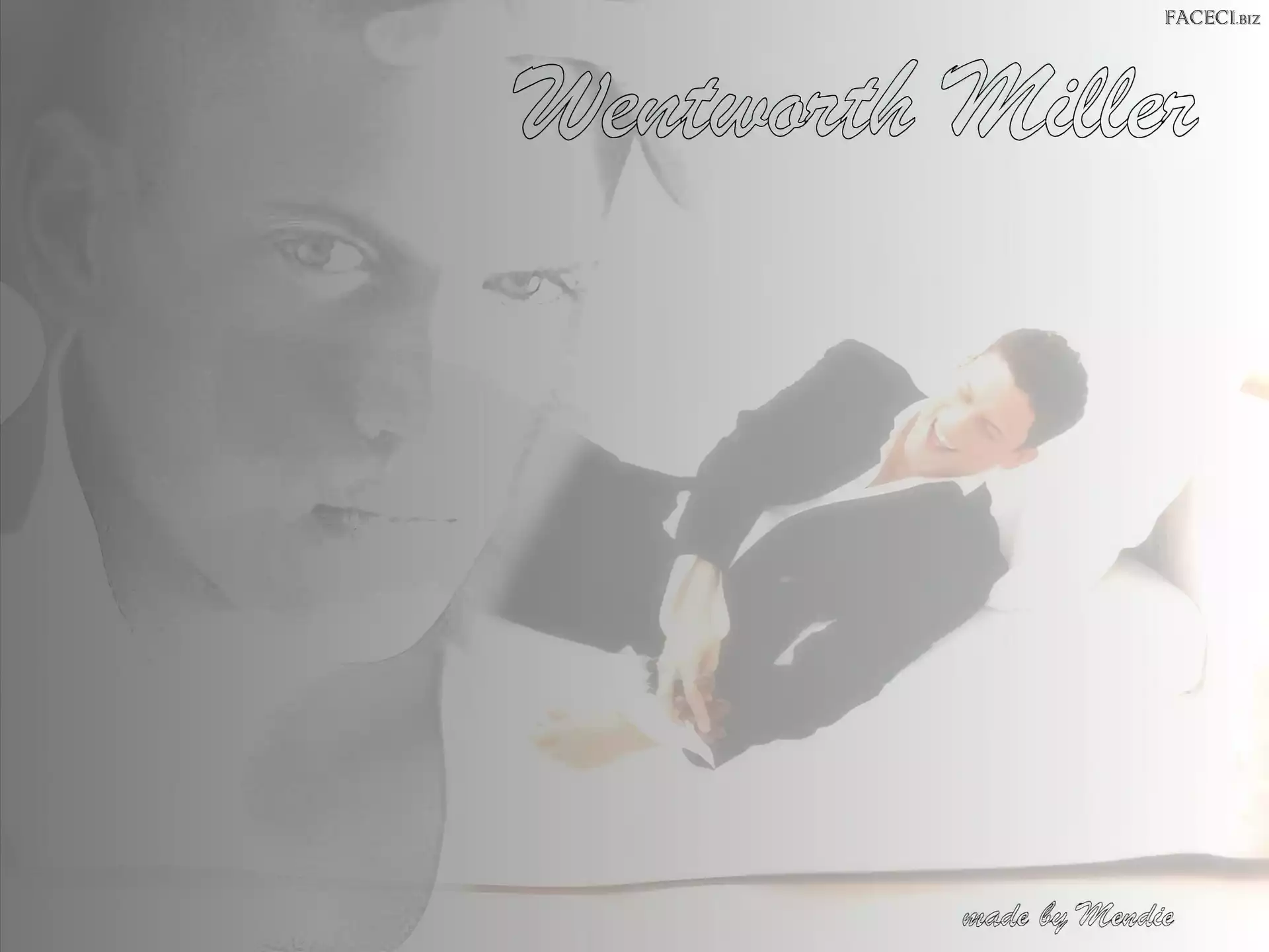 Wentworth Miller, czarna marynarka